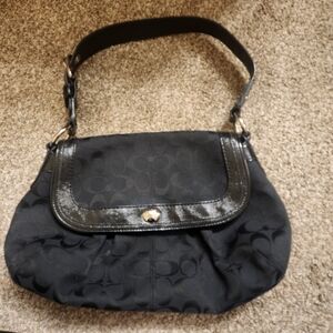 Black Coach Shoulder Bag